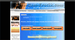 Desktop Screenshot of live-cam-erotik.com