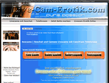 Tablet Screenshot of live-cam-erotik.com